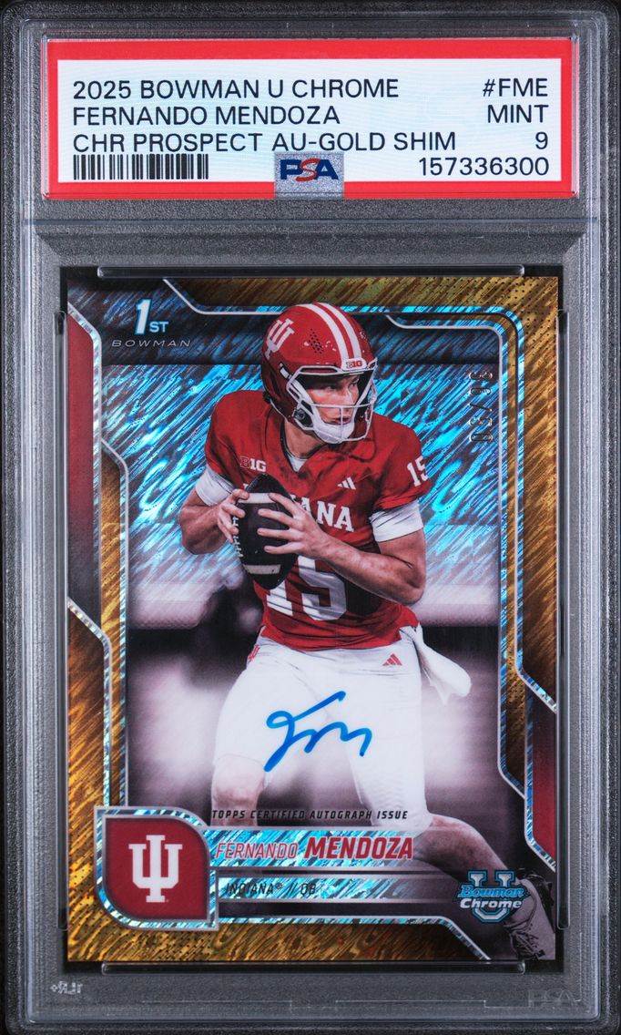 2025 #FME Fernando Mendoza PSA 9