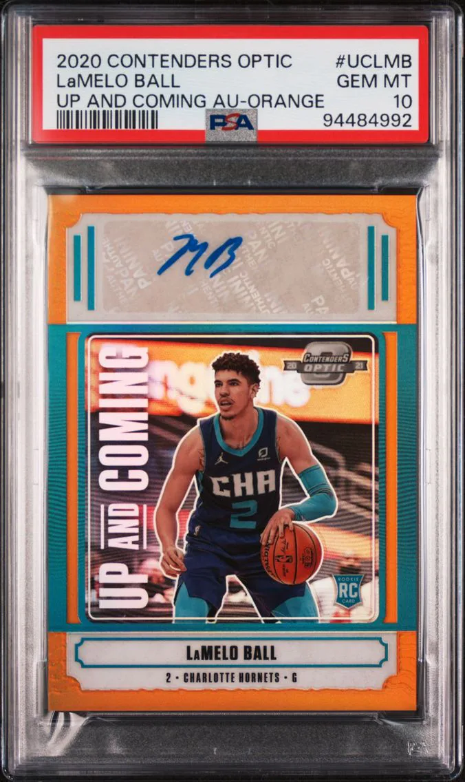 2020 #UCLMB LaMelo Ball PSA 10 Panini Contenders Optic Up and Coming Autographs