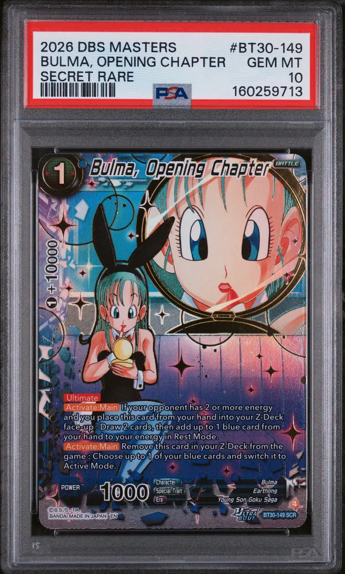 2026 #BT30-149 Bulma, Opening Ch