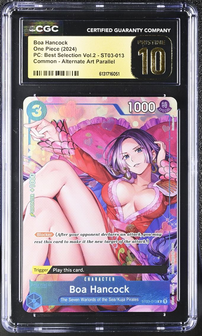 2024 #ST03-013 Boa Hancock CGC 10 Pristine Premium Collection Best Selection Vol.2 - English