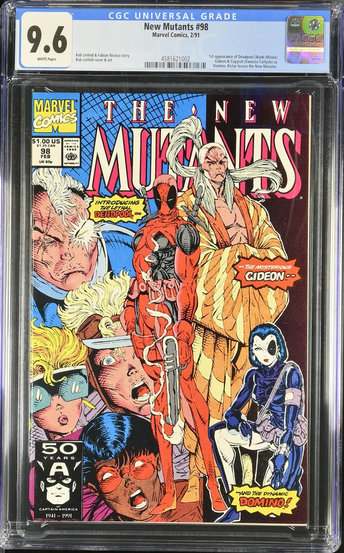 1991 New Mutants #98 CGC 9.6 Marvel Comics