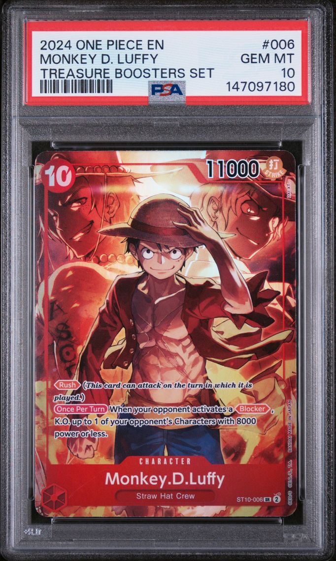 2024 #006 Monkey D. Luffy PSA 10 One Piece Promos