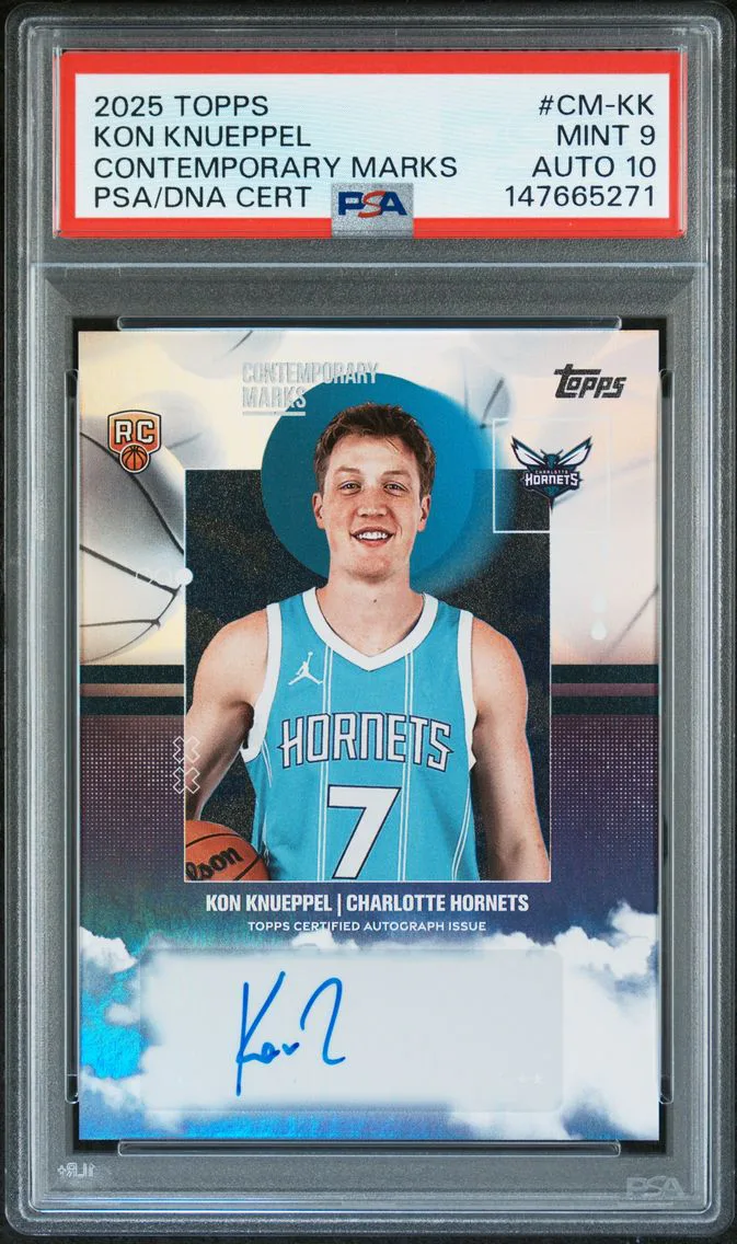 2025 #CM-KK Kon Knueppel PSA 9 Topps Contemporary Marks