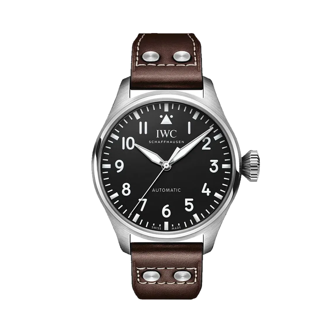 IWC Big Pilot's Watch 43mm - Black on Leather Strap
