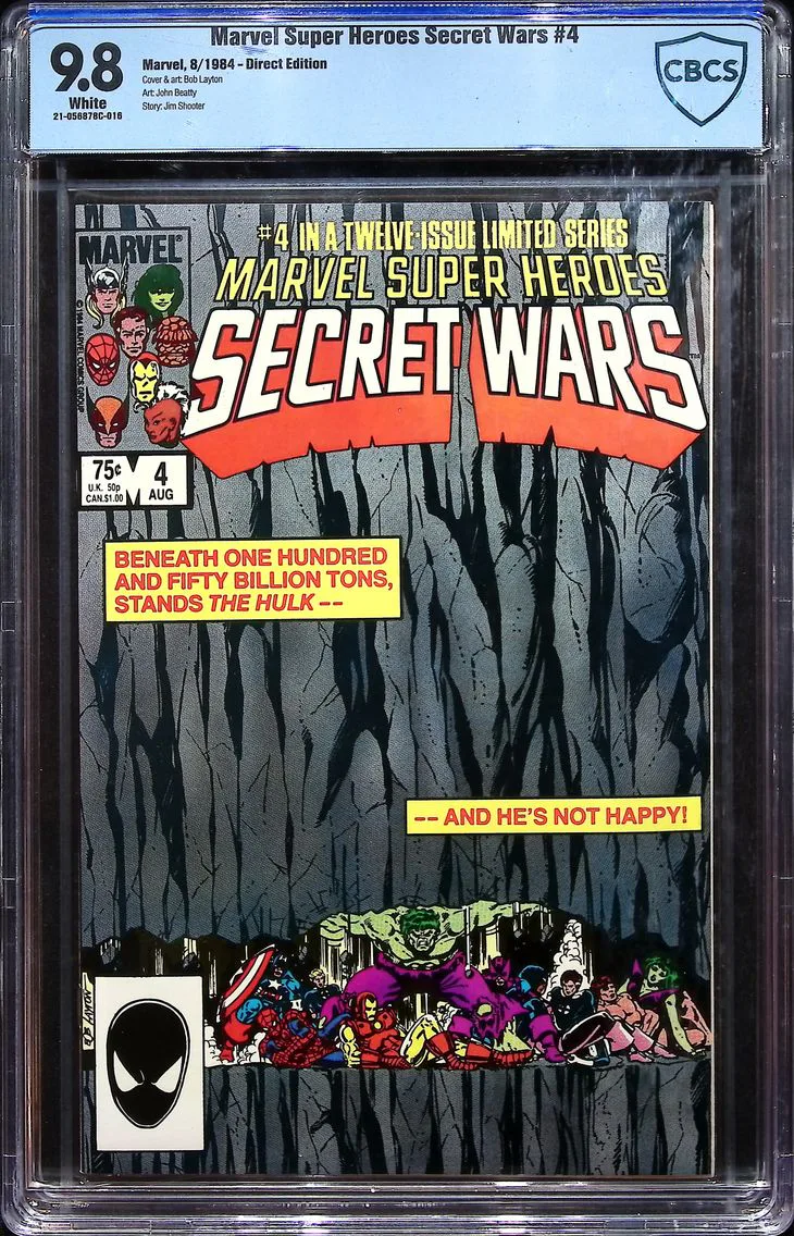 1984 Marvel Super Heroes Secret Wars #4 CBCS 9.8 Marvel Comics