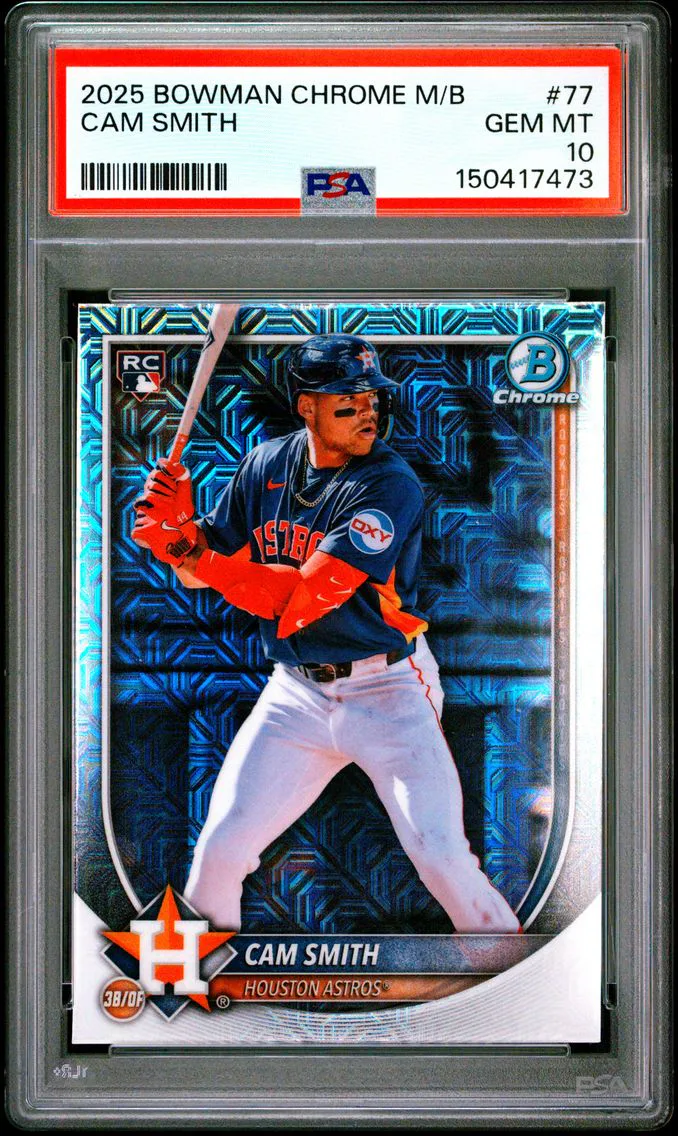 2025 #77 Cam Smith PSA 10 Bowman Chrome Mega Box