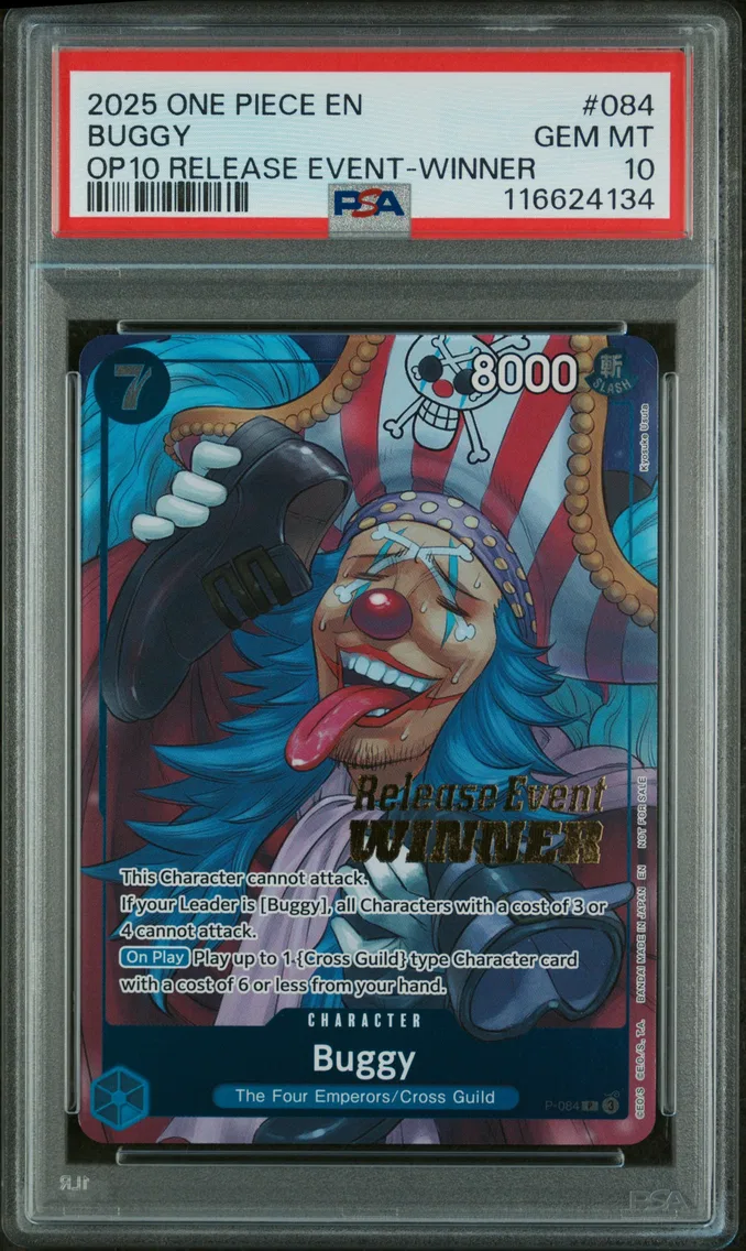 2025 #084 Buggy PSA 10 One Piece Promos