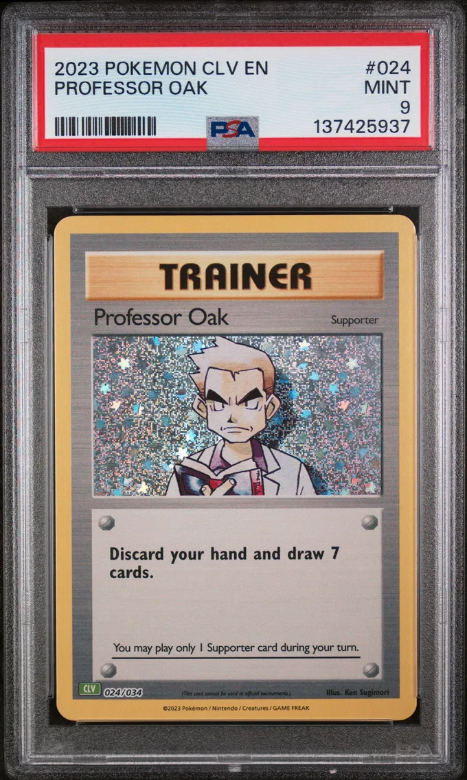 2023 #024 Professor Oak PSA 9 CL