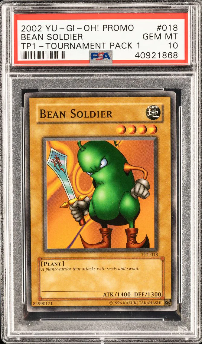 BEAN SOLDIER TP1-018 TOURNAMENT PACK 1 2002 PSA 10