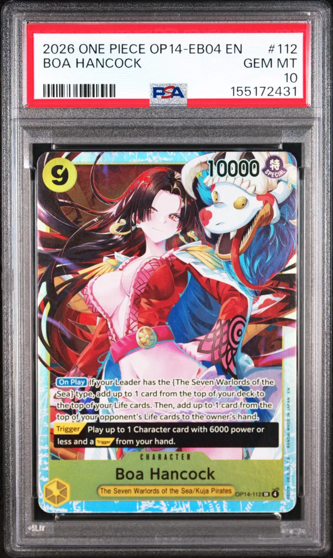 2026 #112 Boa Hancock PSA 10 One Piece OP14-EB04-the Azure Sea's Seven