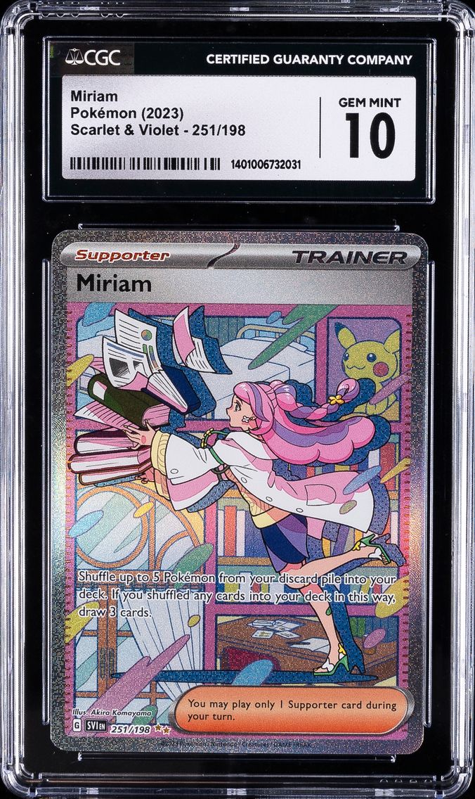 2023 #251 Miriam CGC 10 Svi EN-Scarlet & Violet Pokemon