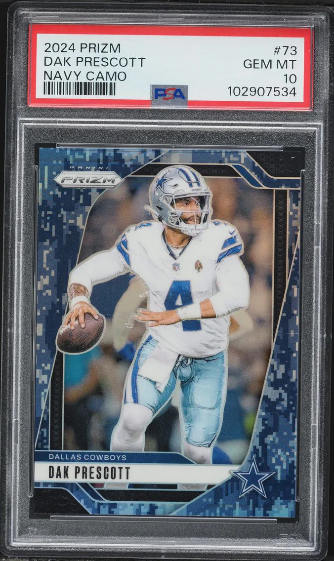 2024 #73 Dak Prescott PSA 10 Panini Prizm Football