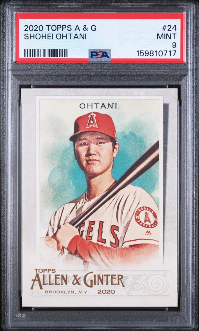2020 #24 Shohei Ohtani PSA 9 Topps Allen & Ginter