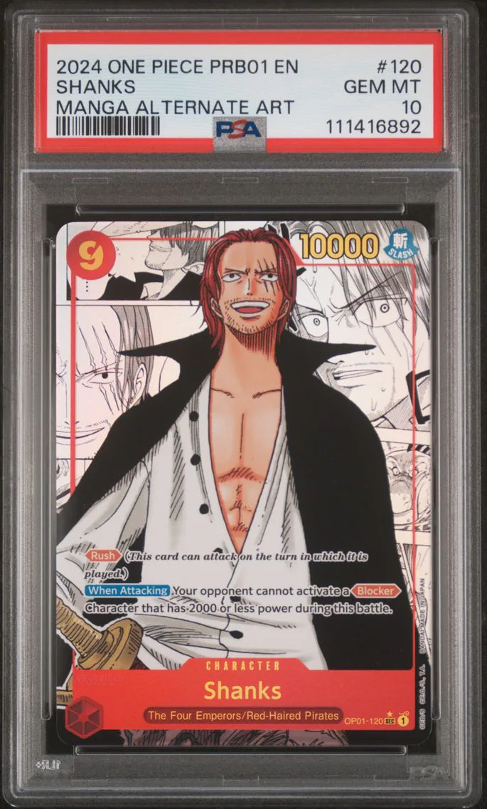 2024 #120 Shanks PSA 10 One Piec