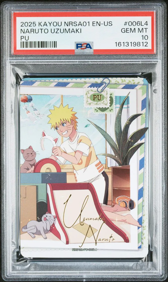 2025 #006L4 Naruto Uzumaki PSA 10 Kayou Naruto Smriti Collectible Card NRSA01-Heaven Scroll English-United States Series 1 PU