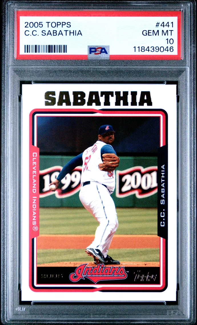 2005 #441 C.C. Sabathia PSA 10 Topps