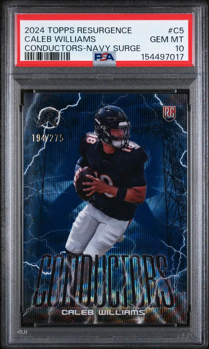 2024 #C5 Caleb Williams PSA 10 Topps Resurgence Conductors