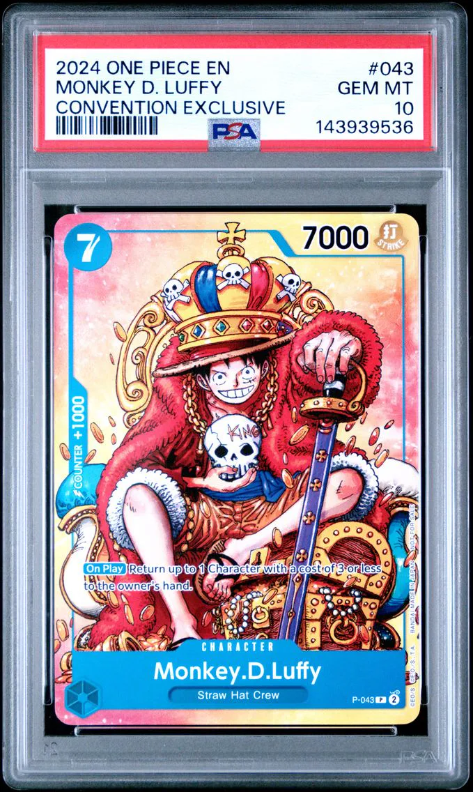 2024 #043 Monkey D. Luffy PSA 10 One Piece Promos
