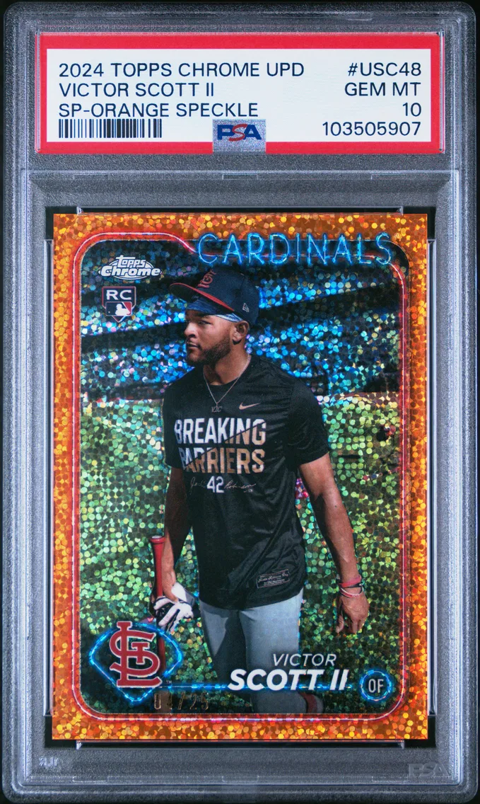 2024 #USC48 Victor Scott II PSA 10 Topps Chrome Update