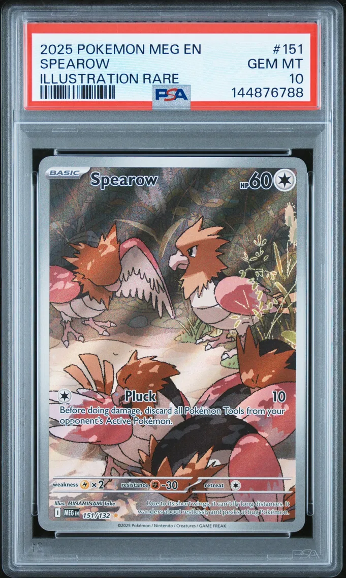 2025 #151 Spearow PSA 10 Meg EN-