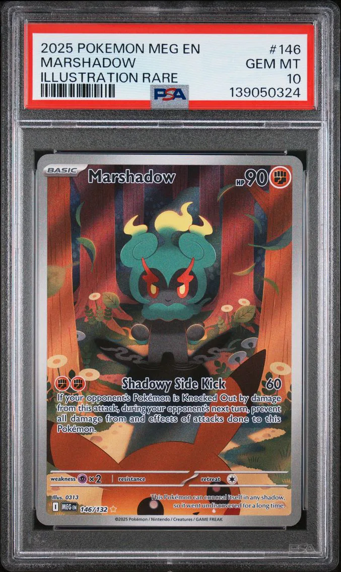 2025 #146 Marshadow PSA 10 Meg EN-Mega Evolution