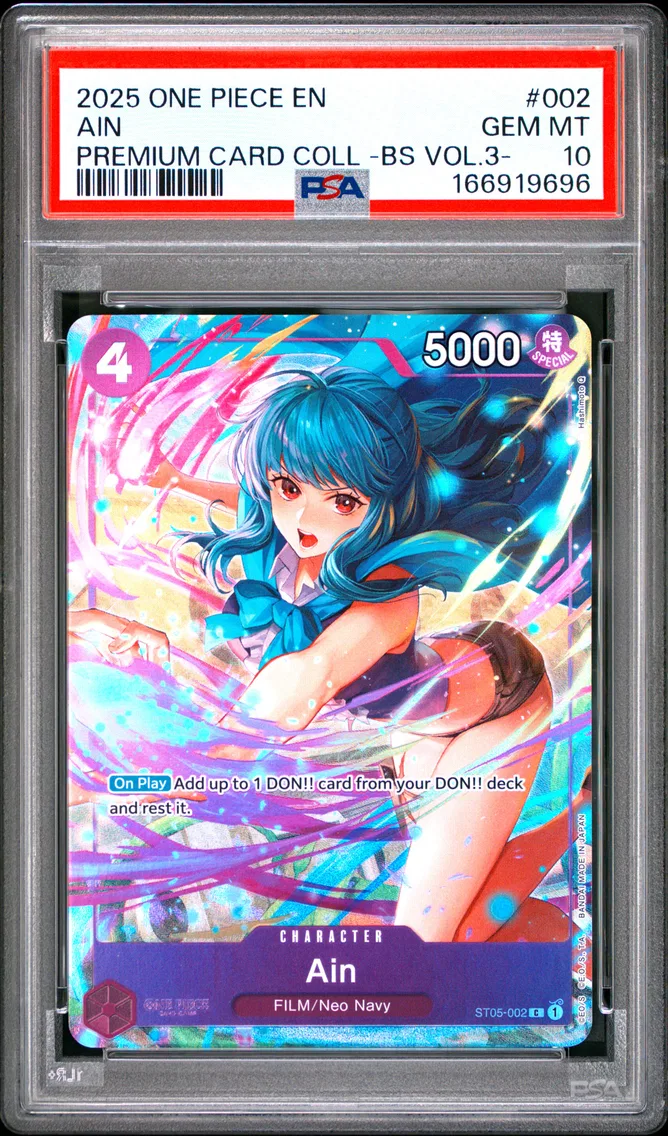 2025 #002 Ain PSA 10 One Piece Premium Card Collection -Best Selection Vol.3-