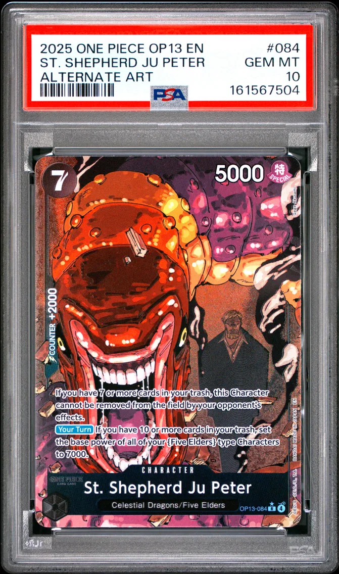 2025 #084 St. Shepherd JU Peter PSA 10 One Piece OP13-Carrying on His Will