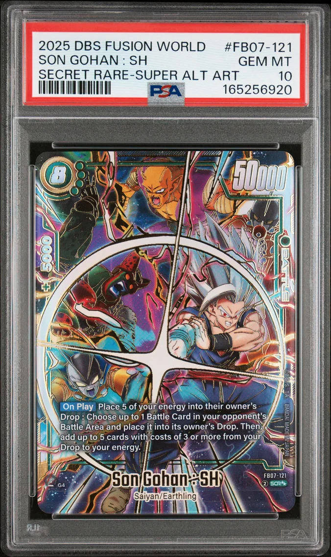 2025 #FB07-121 Son Gohan : SH PSA 10 Dragon Ball Super Card Game Fusion World Wish for Shenron