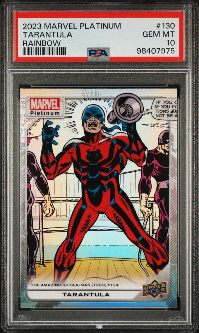 2023 #130 Tarantula PSA 10 Upper Deck Marvel Platinum