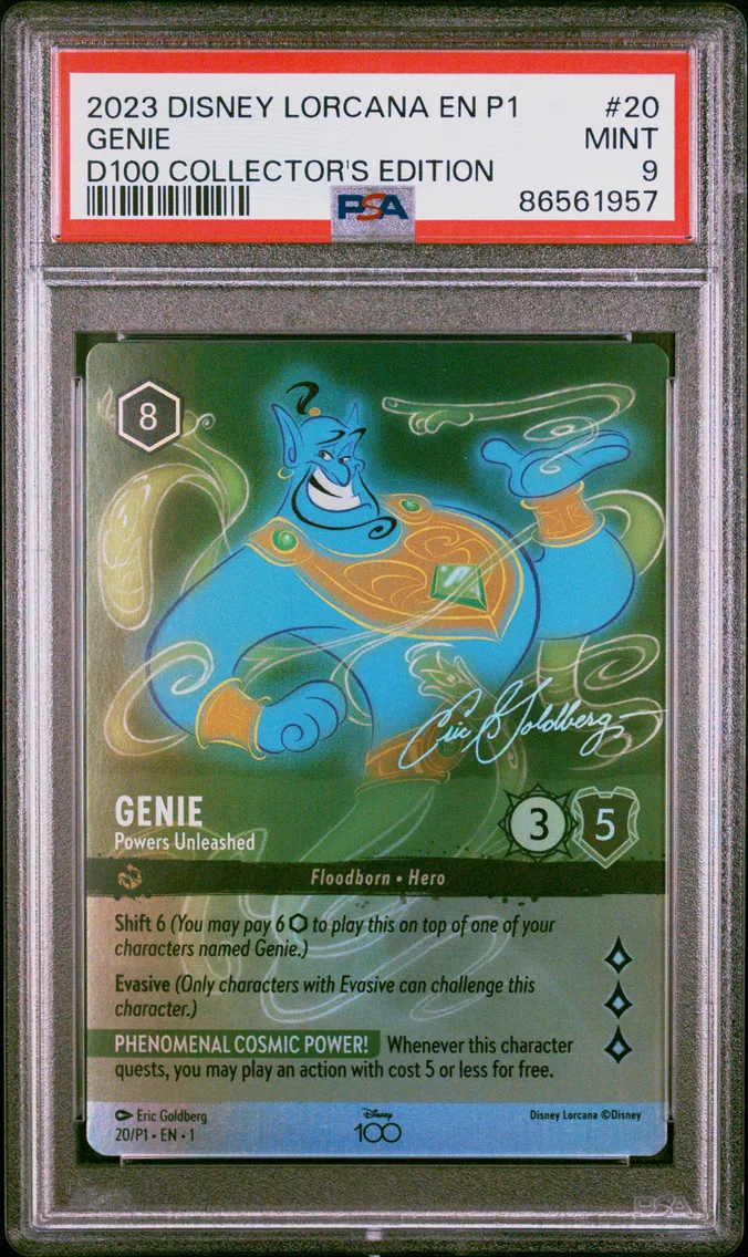 2023 #20 Genie - Powers Unleashed PSA 9 Disney Lorcana EN P1-Promo
