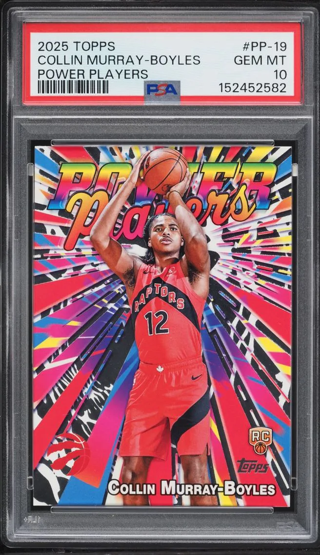 2025 Topps Power Players Collin Murray-Boyles ROOKIE #PP-19 PSA 10 GEM MINT