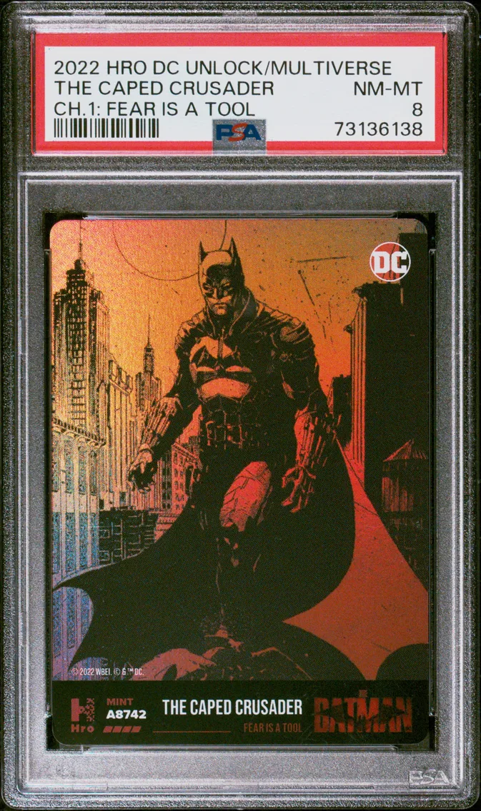2022 #NA The Caped Crusader PSA 8 Hro DC Unlock the Multiverse Chapter 1