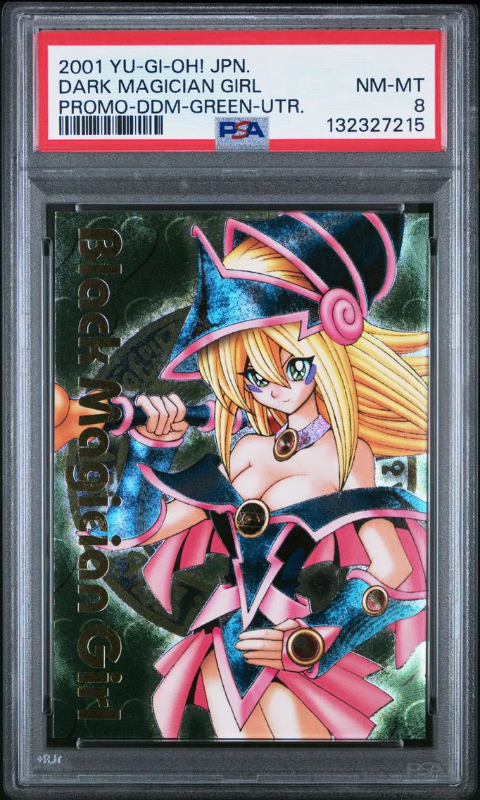 2001 #NA Dark Magician Girl PSA 8 YU-GI-Oh! Japanese Promo
