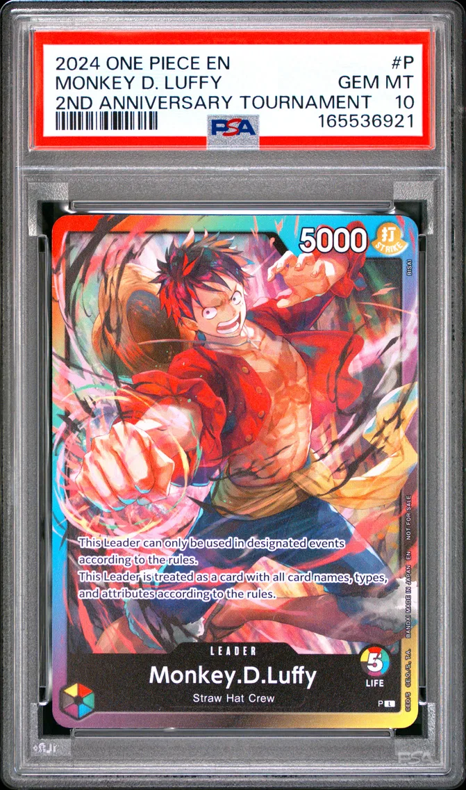 2024 #P Monkey D. Luffy PSA 10 One Piece Promos