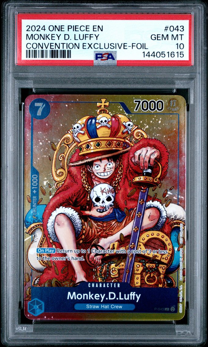 2024 #043 Monkey D. Luffy PSA 10 One Piece Promos