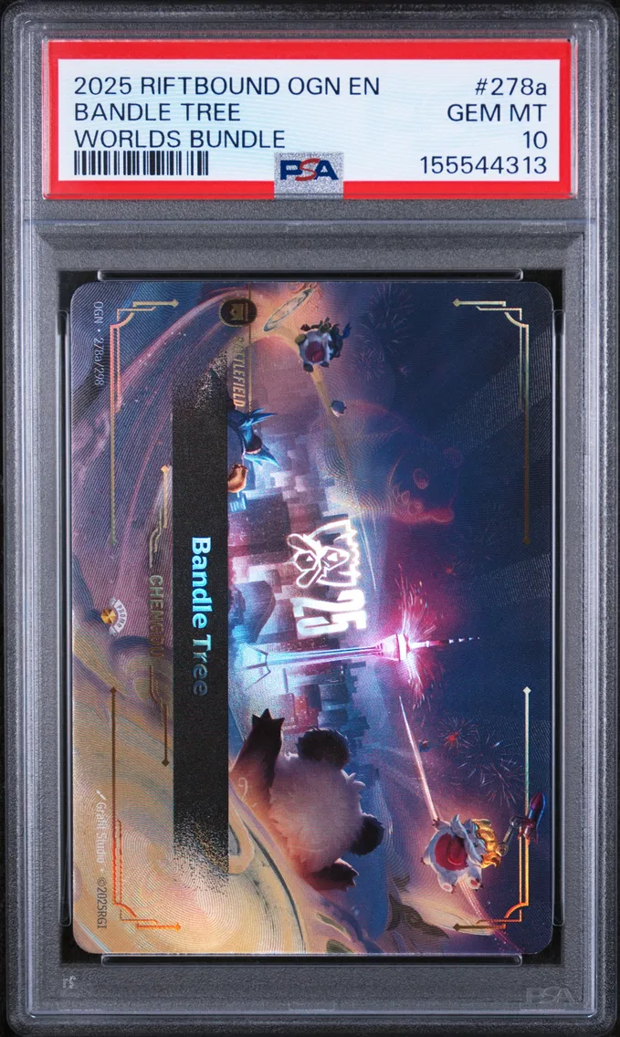 2025 #278a Bandle Tree PSA 10 Riftbound: League of Legends Ogn-Origins