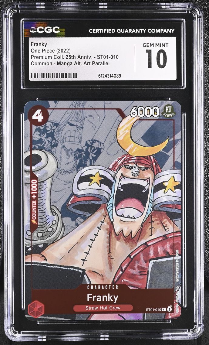 2022 #ST01-010 Franky CGC 10 Premium Collection 25th Anniversary - English