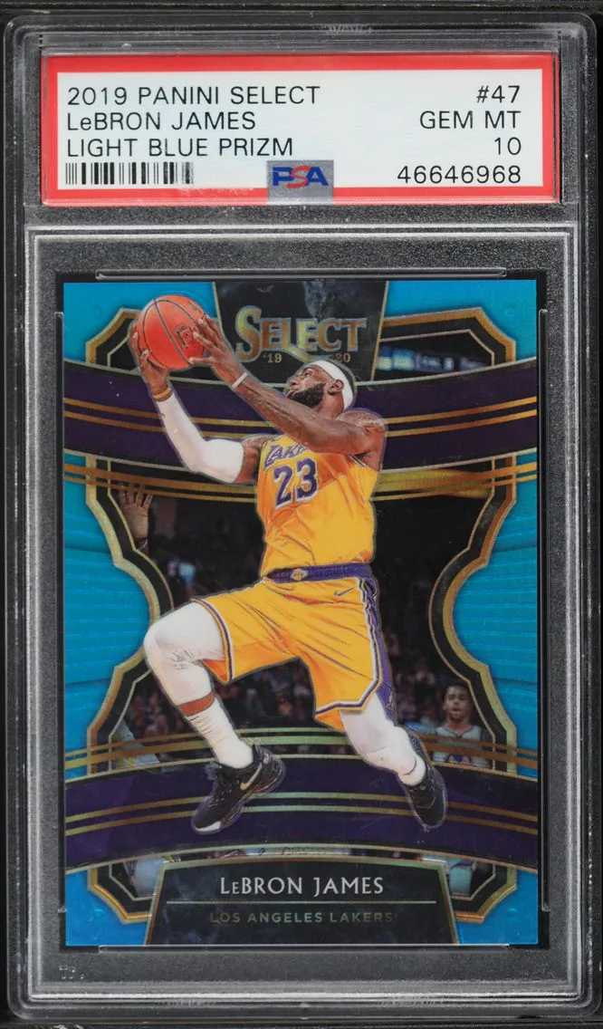 2019 #47 LeBron James PSA 10 Panini Select Basketball