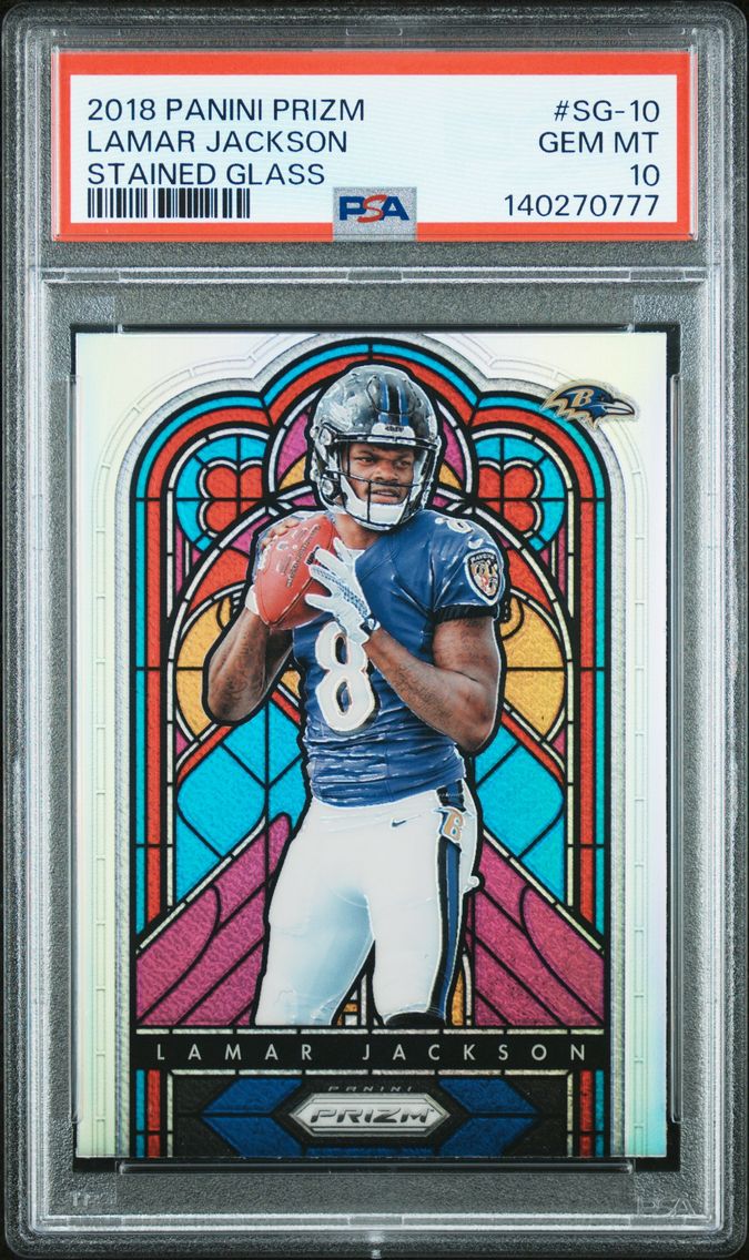 2018 #SG-10 Lamar Jackson PSA 10