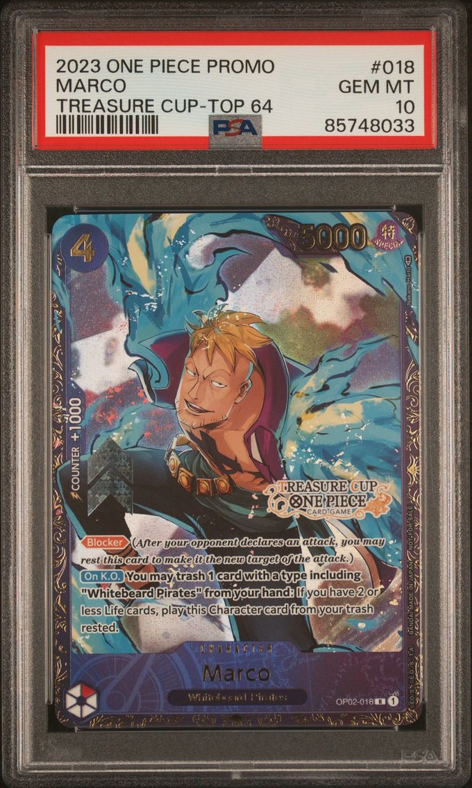 2023 #018 Marco PSA 10 One Piece