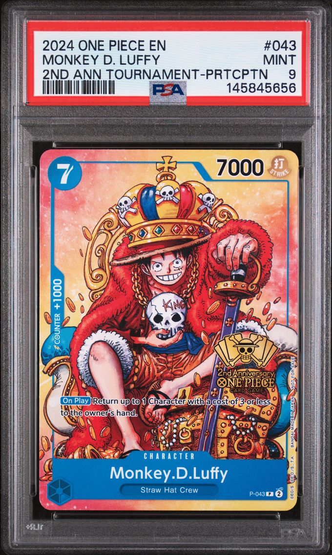2024 #043 Monkey D. Luffy PSA 9 