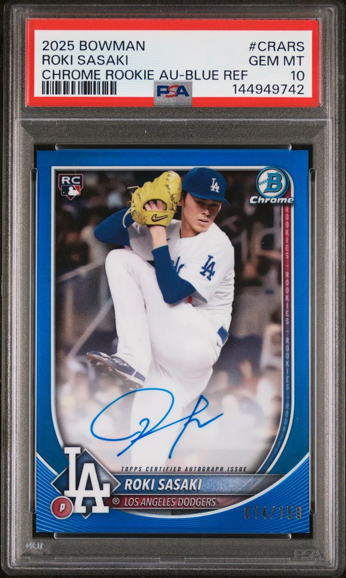 2025 #CRARS Roki Sasaki PSA 10 B