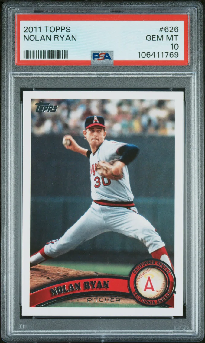 2011 #626 Nolan Ryan PSA 10 Topps