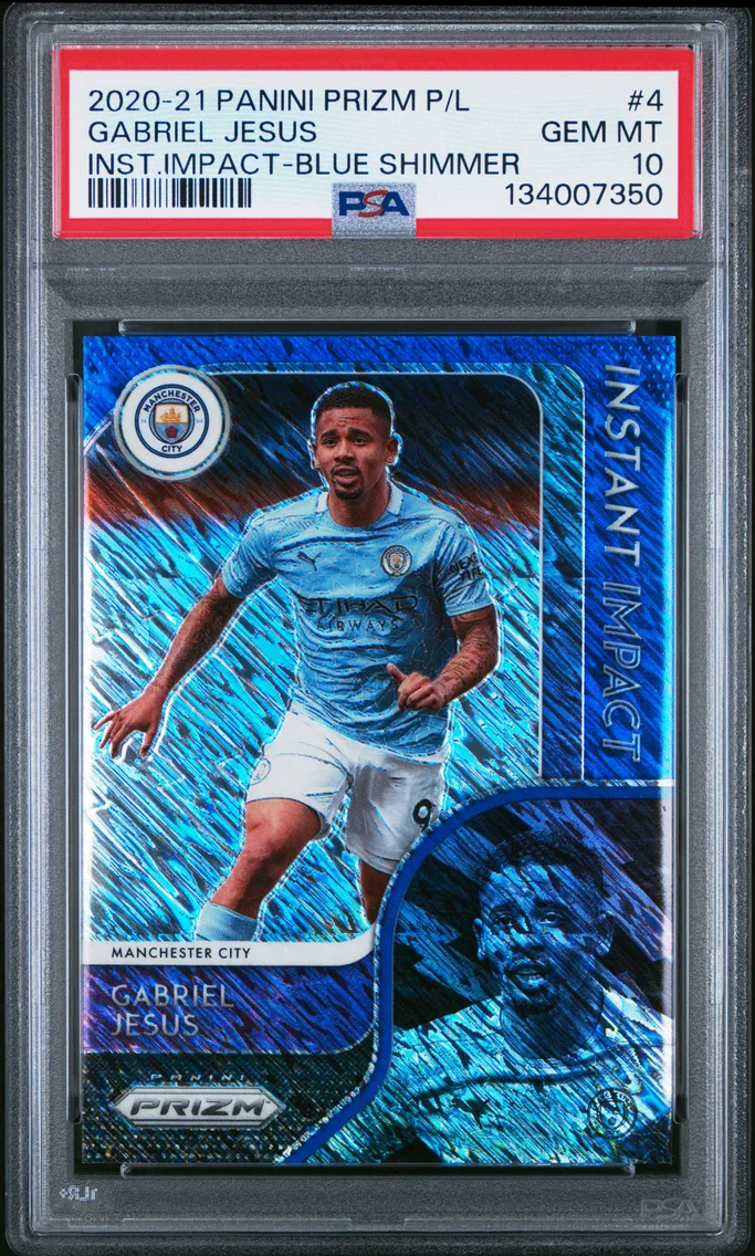 2020 #4 Gabriel Jesus PSA 10 Pan