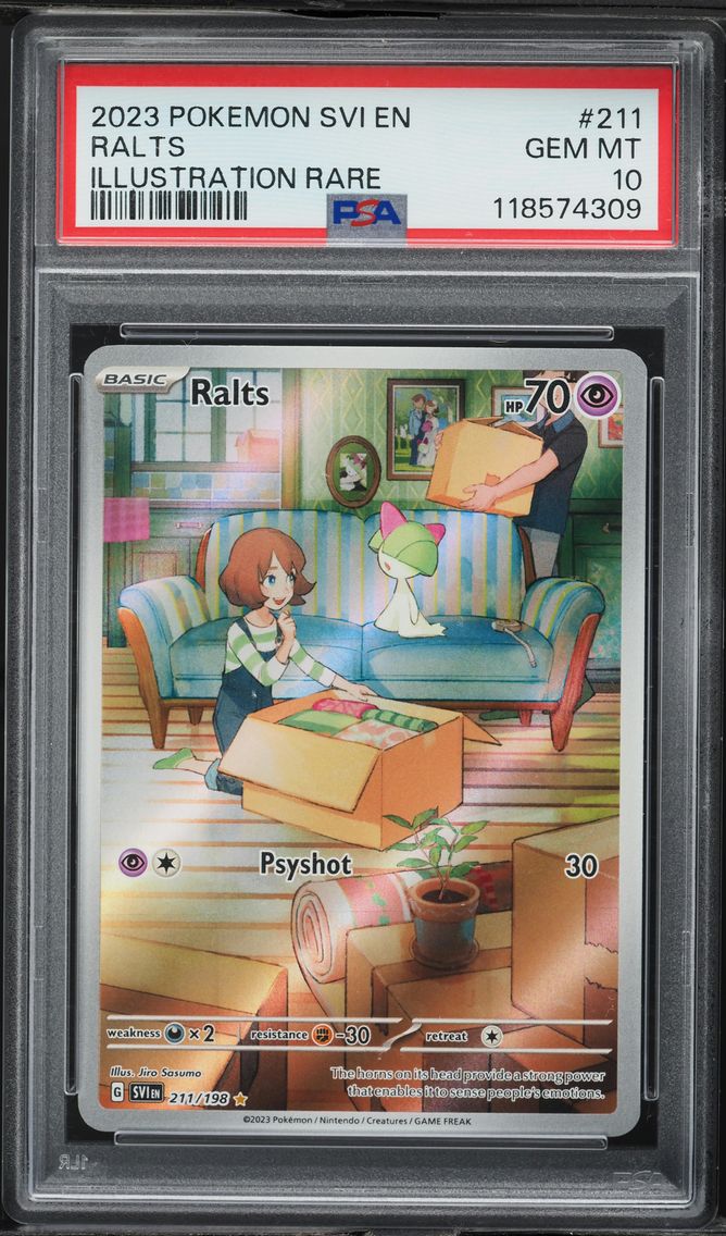 2023 #211 Ralts PSA 10 Svi EN-Scarlet & Violet Pokemon
