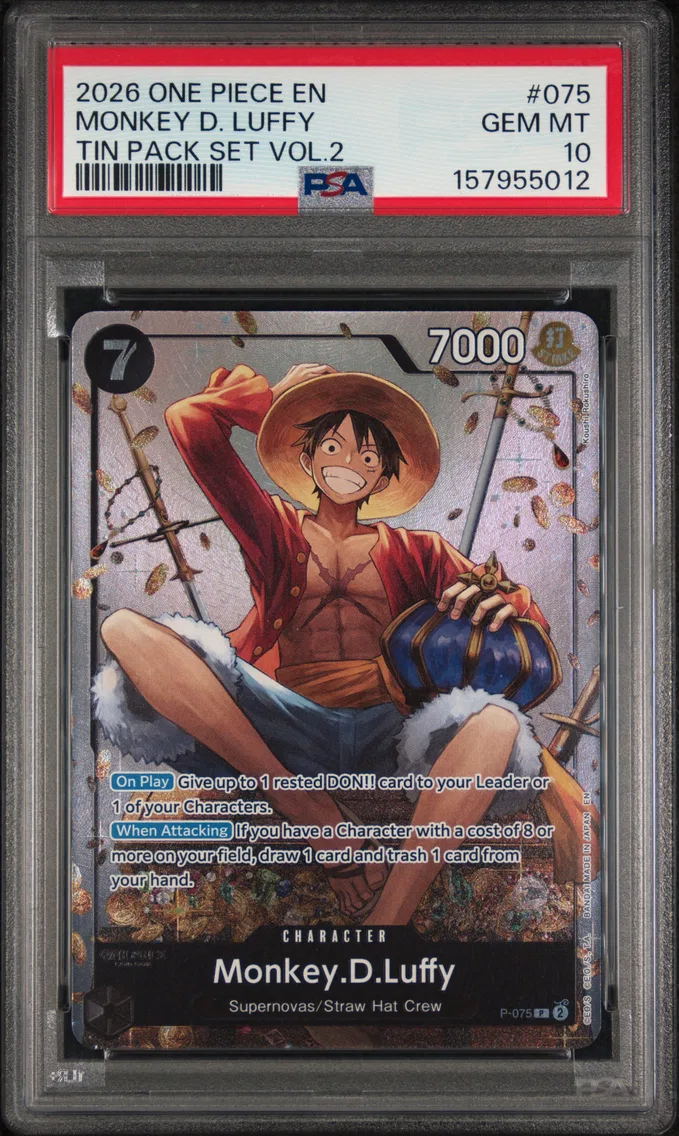 2026 #075 Monkey D. Luffy PSA 10 One Piece Promos