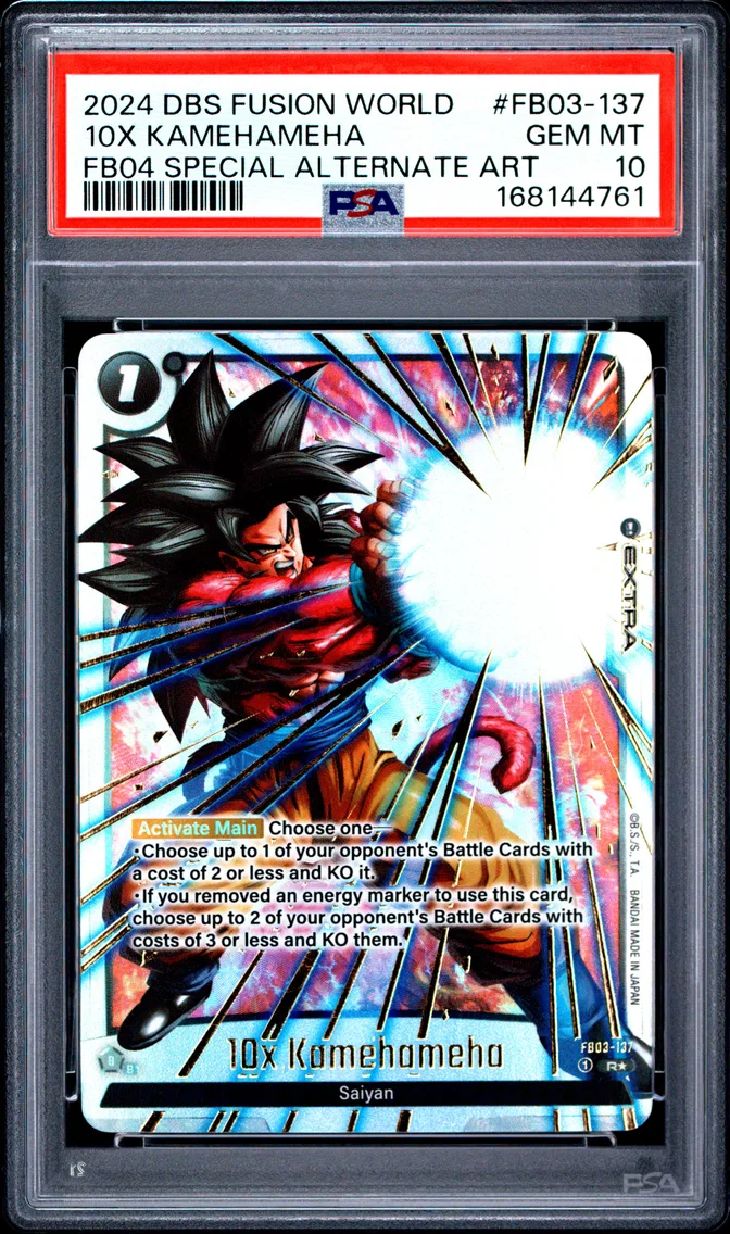 2024 #FB03-137 10X Kamehameha PSA 10 Dragon Ball Super Card Game Fusion World Ultra Limit