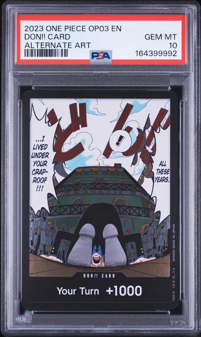2023 #NA Don!! Card PSA 10 One Piece OP03-Pillars of Strength