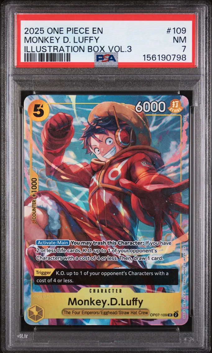2025 #109 Monkey D. Luffy PSA 7 One Piece Promos