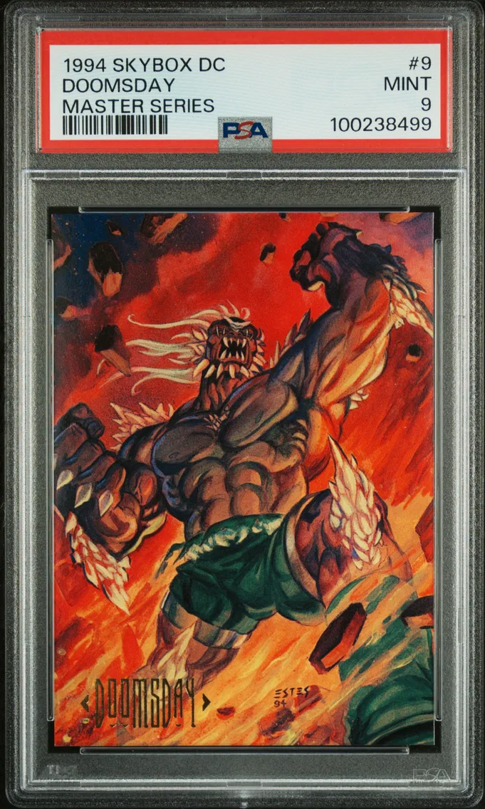 1994 #9 Doomsday PSA 9 Skybox DC Master Series